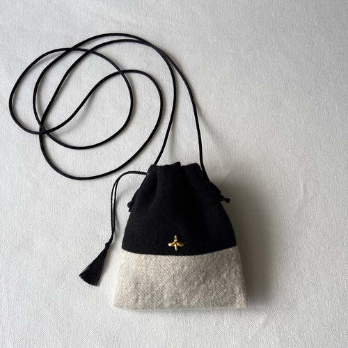 〈ビンテージ守り巾着〉 Kanmi｜【お守り巾着単品】用途自由♪ オリジナル巾着【Z22-56