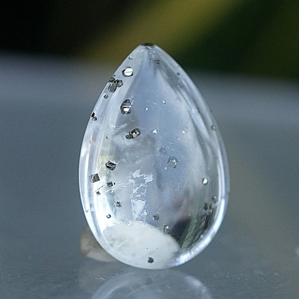 銀のキラキラ☆パイライトインクォーツ s1455 天然石 Funky garuda