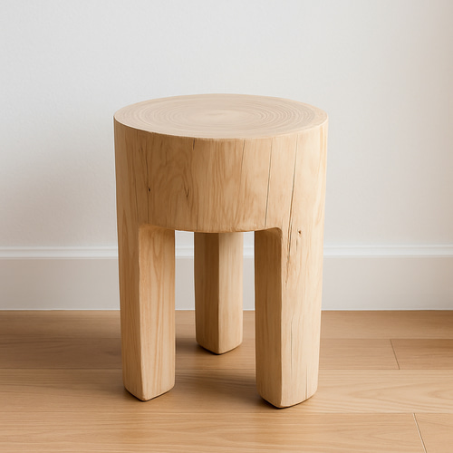 ヒノキ香る天然無垢スツール｜森を歩くようにリラックスできる！ 椅子