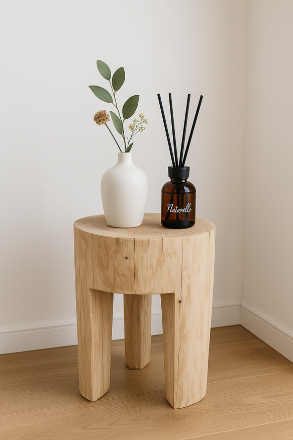 檜　丸太　椅子　スツール　No.1432 檜 丸太 椅子 スツール No.1432