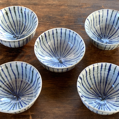 十草飯碗（青灰） 飯碗 めしわん ご飯茶碗 茶碗 和陶器 茶碗・めし碗