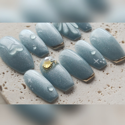 Ash color frenchネイルチップ nd-068-g_detail01_720x.jpg?v=