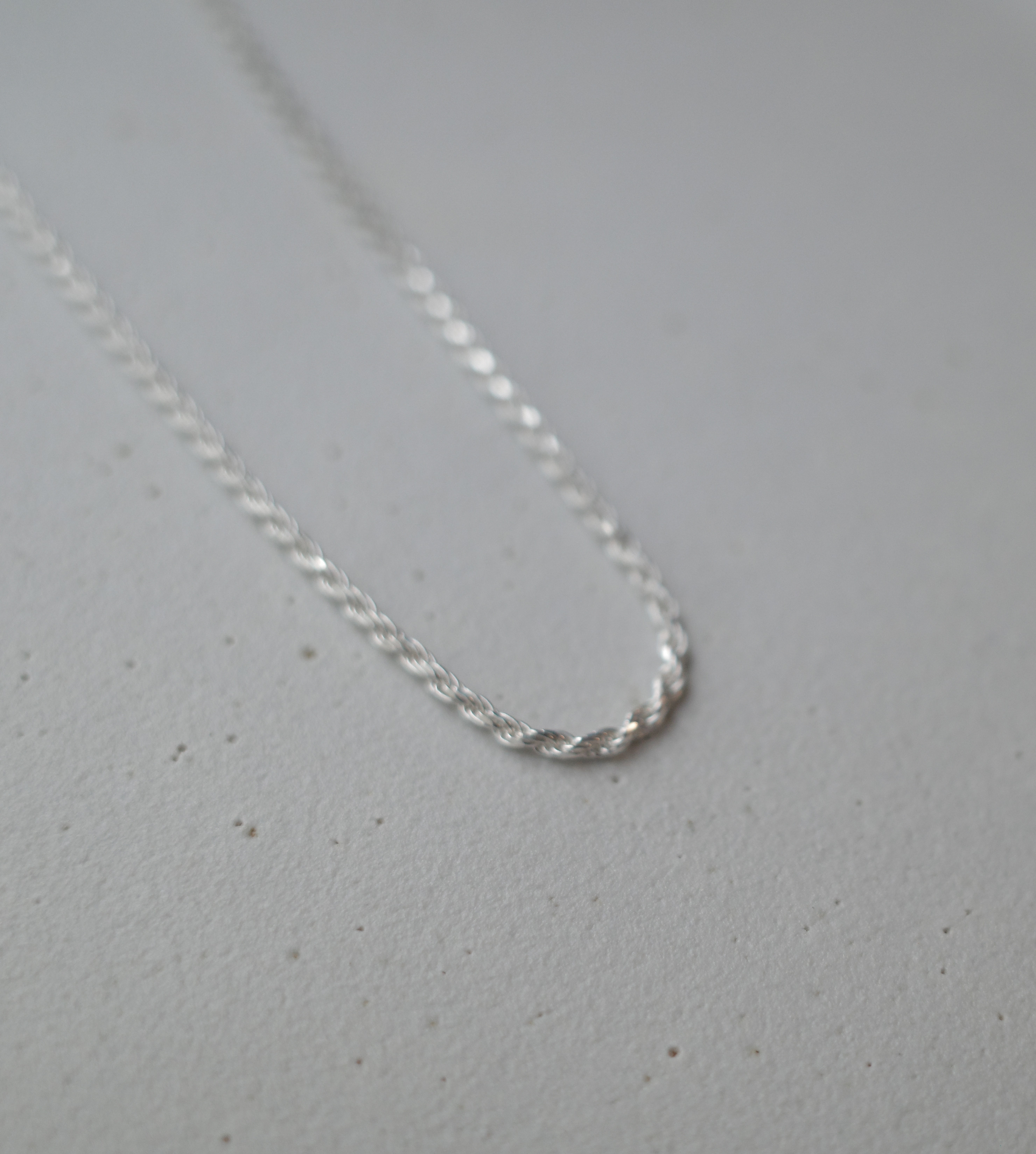 【Silver925】　 rope ロープネックレス 40cm