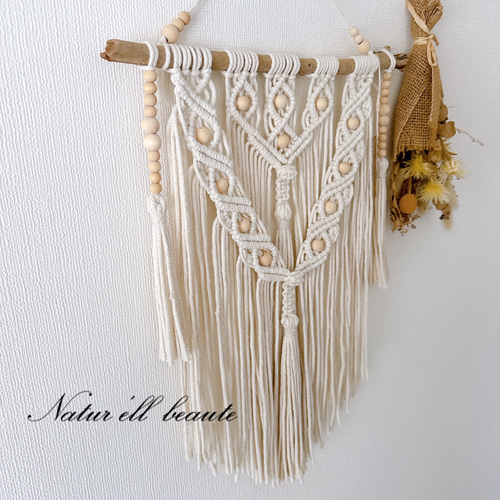 NO.93 ボヘミアンなマクラメタペストリー マクラメ」でボヘミアンなインテリア作り♪ 本店4階 - 手芸の専門店