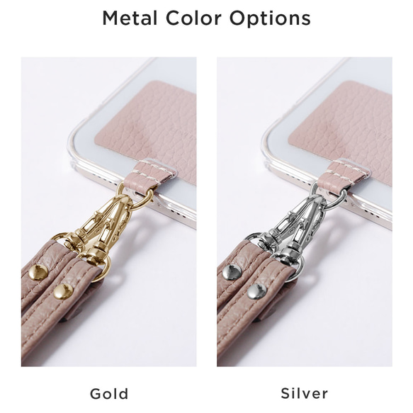 クリアケース　全機種対応　本革　ショルダー 穴 ホルダー　iPhone　AQUOS ピクセル　#mm00001531 7枚目の画像
