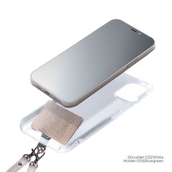 クリアケース　全機種対応　本革　ショルダー 穴 ホルダー　iPhone　AQUOS ピクセル　#mm00001531 4枚目の画像