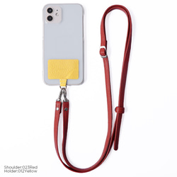 クリアケース　全機種対応　本革　ショルダー 穴 ホルダー　iPhone　AQUOS ピクセル　#mm00001531 13枚目の画像