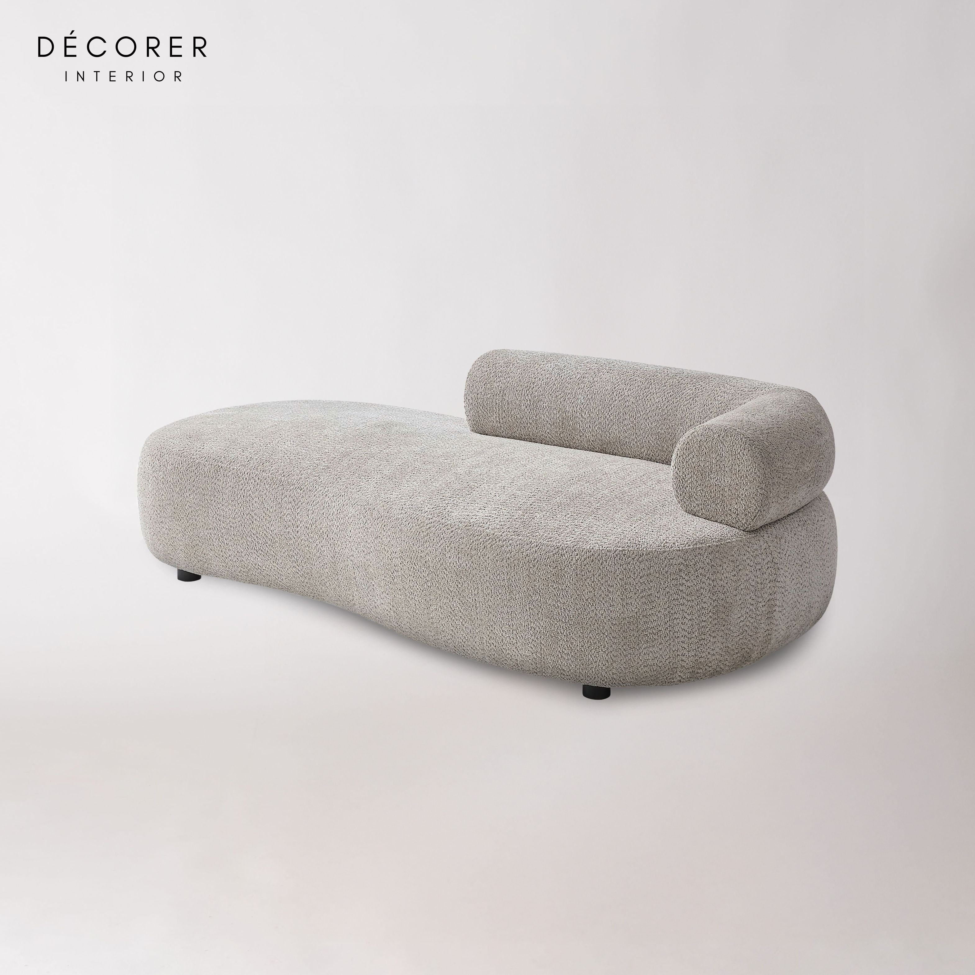 *柔らかい曲線美*アールファブリックソファ[3人掛け:2色] ファブリック 布 無垢 布 3P  sofa  ソファー