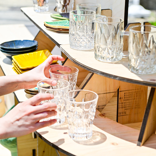 工具なしでラクラク！組み立て式でマルシェやイベントの出店に便利