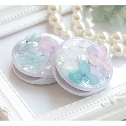 携帯雑貨 スマホリング スマホグリップ 紫陽花 ハーバリウム キラキラ おしゃれ ギフト プレゼント ring-23 7枚目の画像