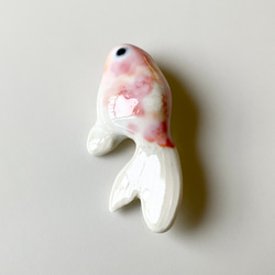 陶瓷胸針 琉金櫻花醬 第3張的照片