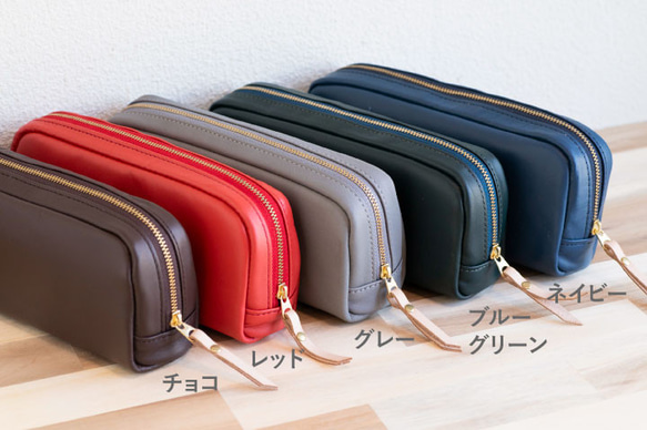 【選べるカラー！Creema限定福袋】馬革ポーチ L字ファスナーコインケース 本革 apo-06cs+apo-12ns 6枚目の画像