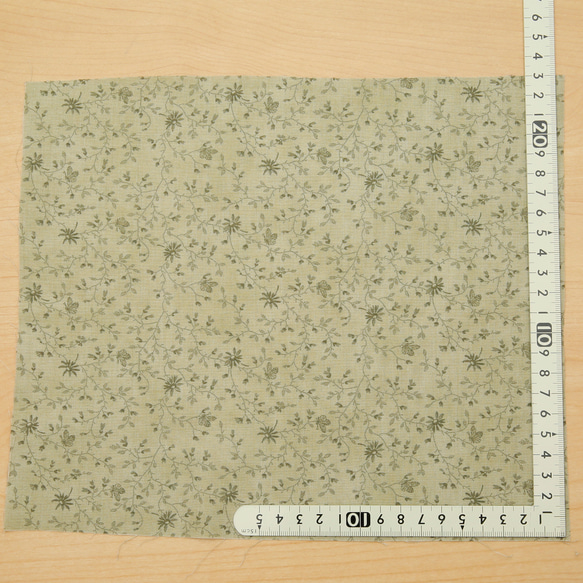 USAコットン  ヴィンテージリネン草原の緑 カットアソートB ７種  幅約27cm×23cm modaモダ 4枚目の画像