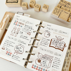 peppoko アイコンスタンプ 天気セット（a-209）はんこ ハンコ スケジュール かわいい 8枚目の画像