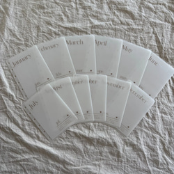 pink 二つ折りm5バインダー財布 曜日リフィルセット 二つ折り