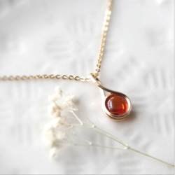 空いろのネックレスⅦ /プルームアゲート＆black jasper/hybrid