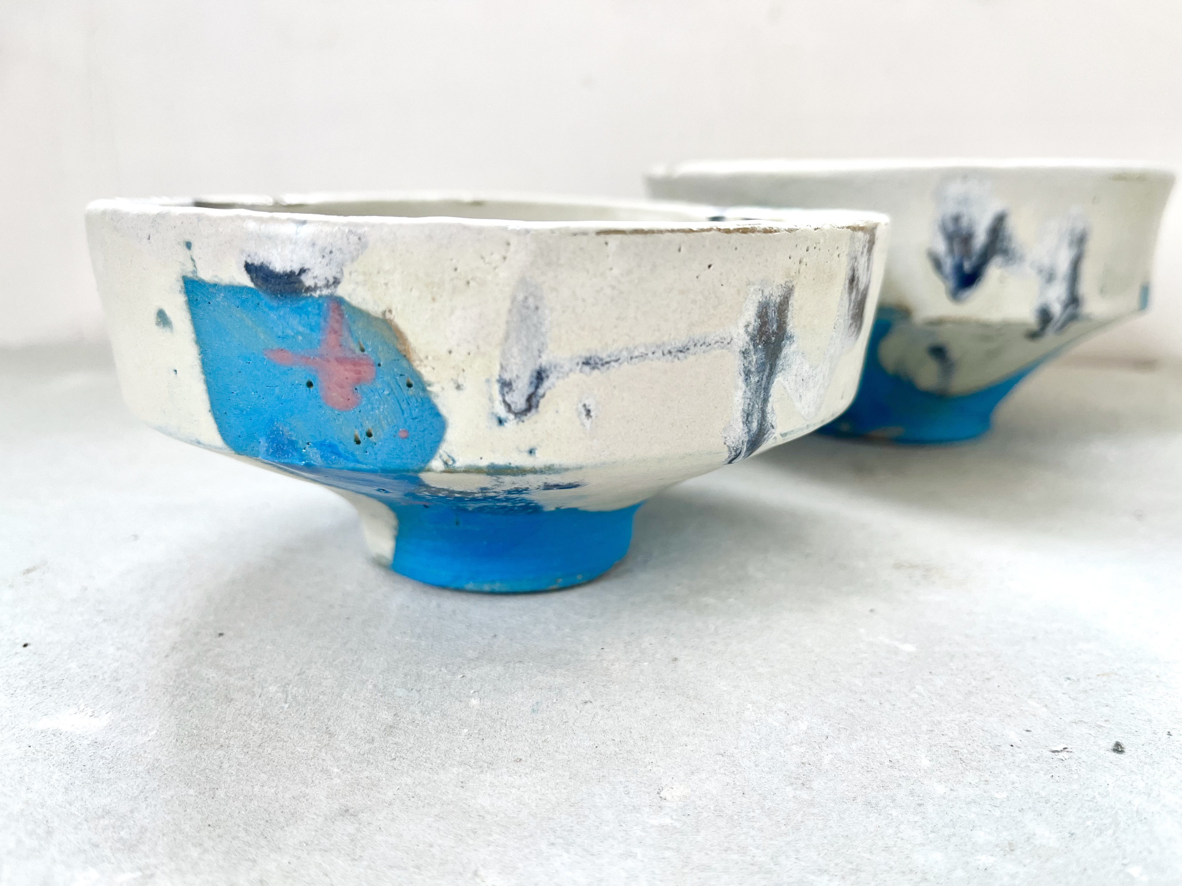 水色ピンク32 漬物鉢 中鉢