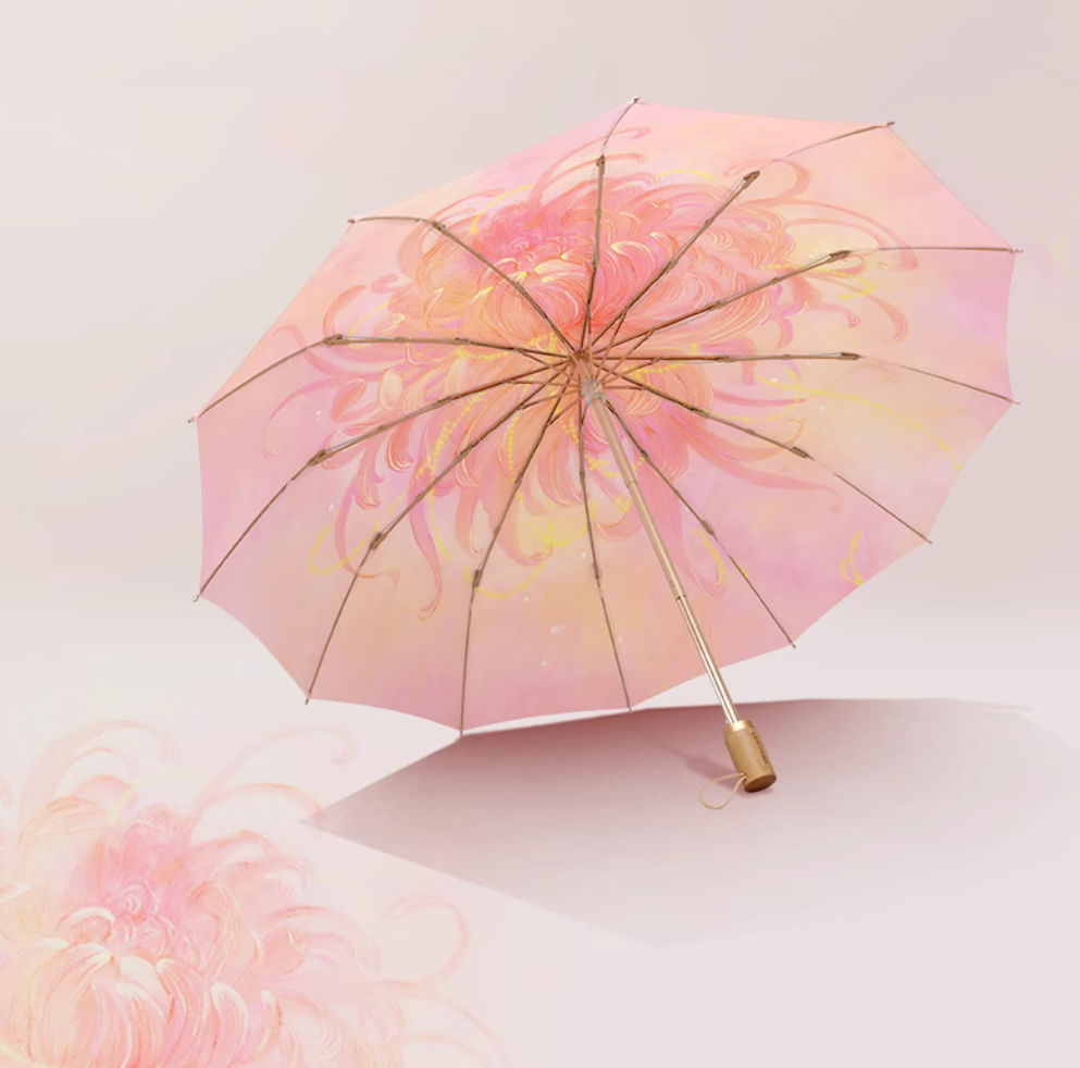 ☀晴雨兼用三つ折り☂軽量傘 ☂日傘 雨傘☂花柄ꕥ