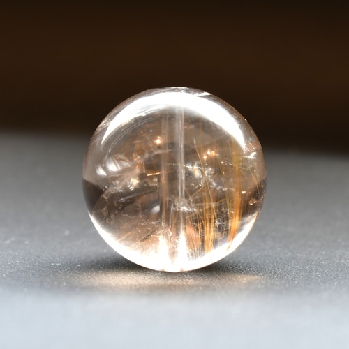 スモーキールチル　高品質　全面虹　ゴールドルチル　スモーキー　スフィア 創造力や直感力を高める☆彡】虹入りスモーキーゴールデンルチル