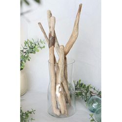 流木ハンガーW52cm 麻紐ブルー タペストリー・壁掛け drift wood