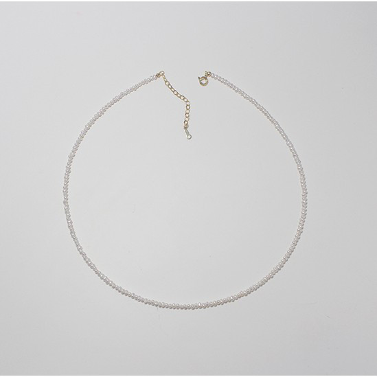 2mm淡水バロックパールのネックレス　パープル 真珠　淡水真珠 淡水パール  6月誕生石 ブライダル ウェディング