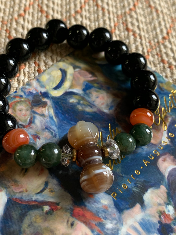 極上チベットアンデシン(血珠) 希少な赤の天然石＊チベット産