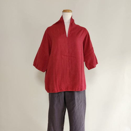 ダブルガーゼブラウス　〇あかね「着た瞬間から気持ちいい」