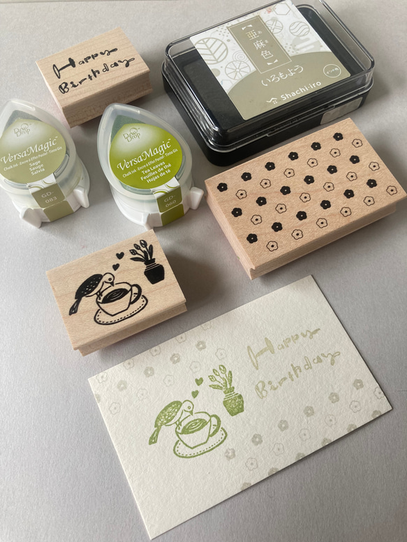 【クリーマ限定】time for a cuppa　お茶の時間【ラバースタンプ】362 2枚目の画像