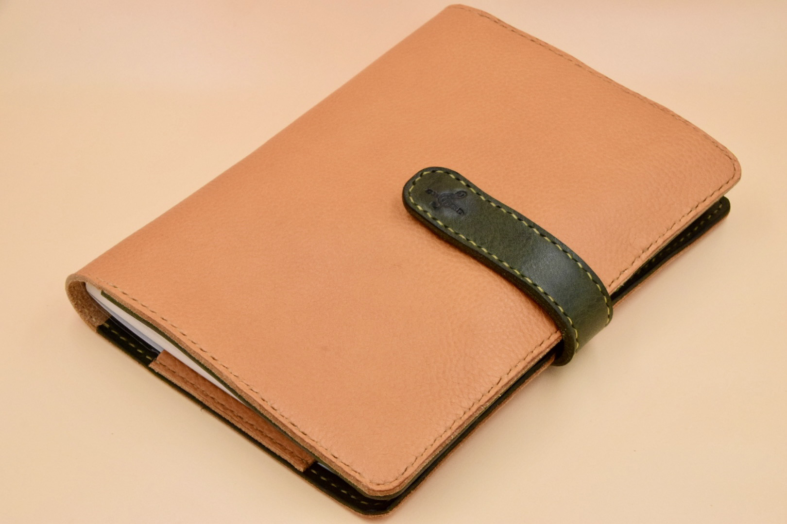 【色の組み合わせ自由】 オリジナル手帳カバー[A6ノート用]〜Harmony〜