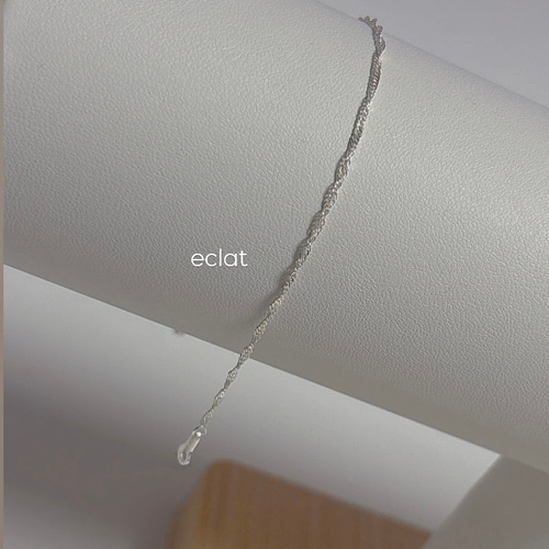 ✧溶接加工✧ silver925 チェーンブレスレット／シンプル 上品