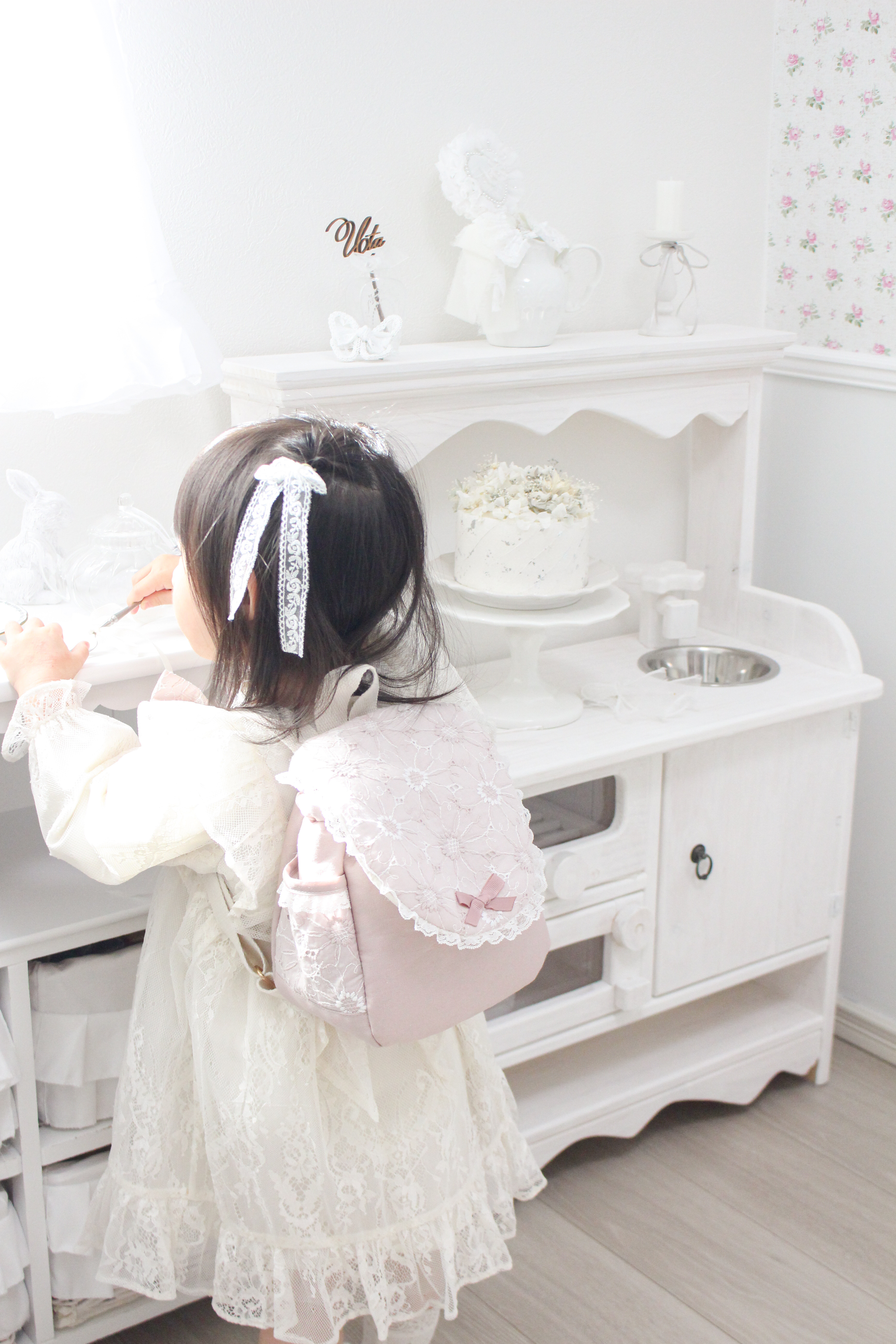 【購入可能】ベビーリュック　Margaret Design  ｰDastyぴんくｰ 出産祝い　一升餅リュック　誕生日