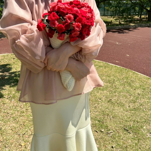 受注制作】花束ブランケット red その他雑貨 lollipoop 通販 19420911