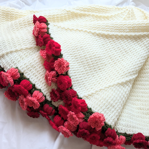 受注制作】花束ブランケット red その他雑貨 lollipoop 通販 19420911