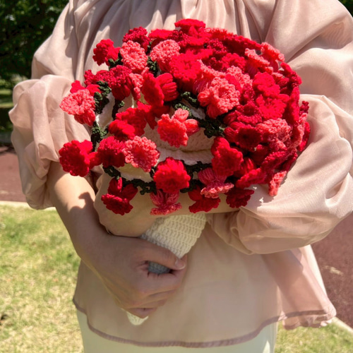 受注制作】花束ブランケット red その他雑貨 lollipoop 通販 19420911