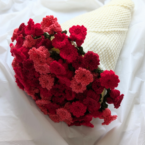 受注制作】花束ブランケット red その他雑貨 lollipoop 通販