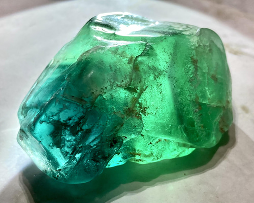 綺麗　940g グリーン　フローライト　蛍石　ラフストーン　クラスター 綺麗 940g グリーン フローライト 蛍石 ラフストーン クラスター