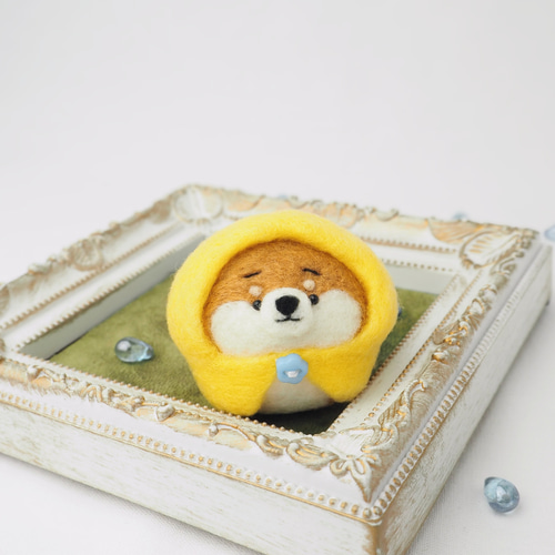 専用ページ　Xmasプレゼントを届けに行くよ‼︎  柴犬サンタ　羊毛フェルト 柴犬(黒柴)だるま】 羊毛フェルト 縁起物 プレゼント ギフト