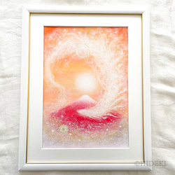 ヒーリングアート 原画 レムリアの癒し 水のエレメント 絵画