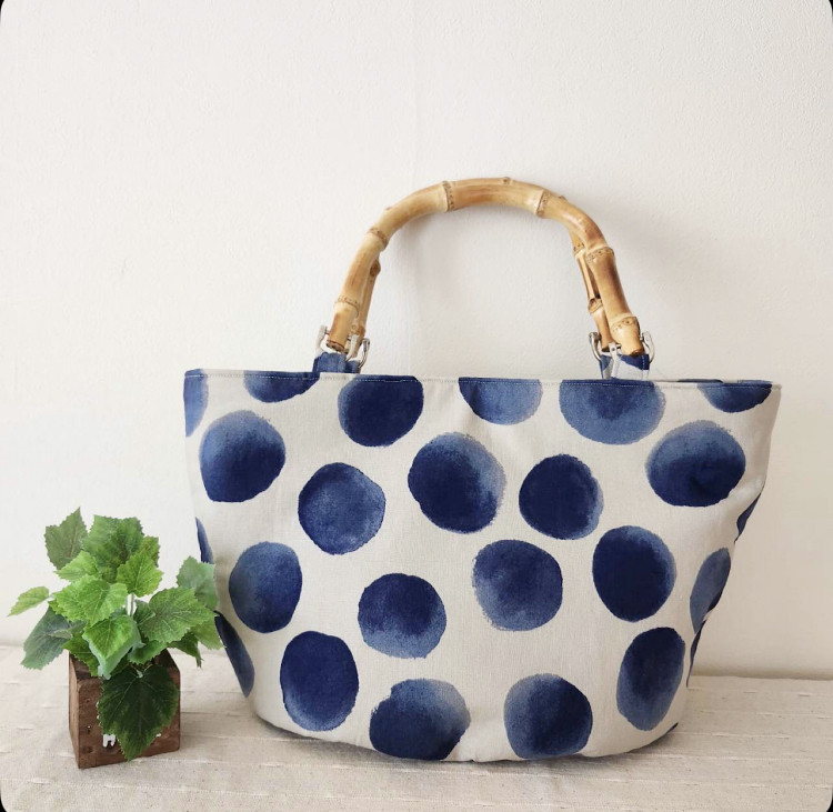 bamboo♡ドットトートbag