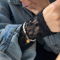 Sy2 bracelet                   パールブレスレット　ブレスレット　イニシャル　パール 12枚目の画像