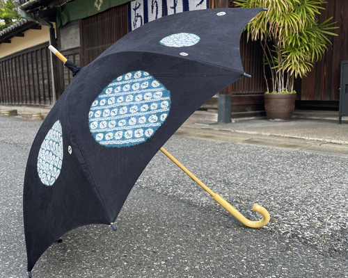 日傘【有松絞り】 有松絞り日傘 〜水鞠〜 傘・日傘 絞り染めしぼるん 通販
