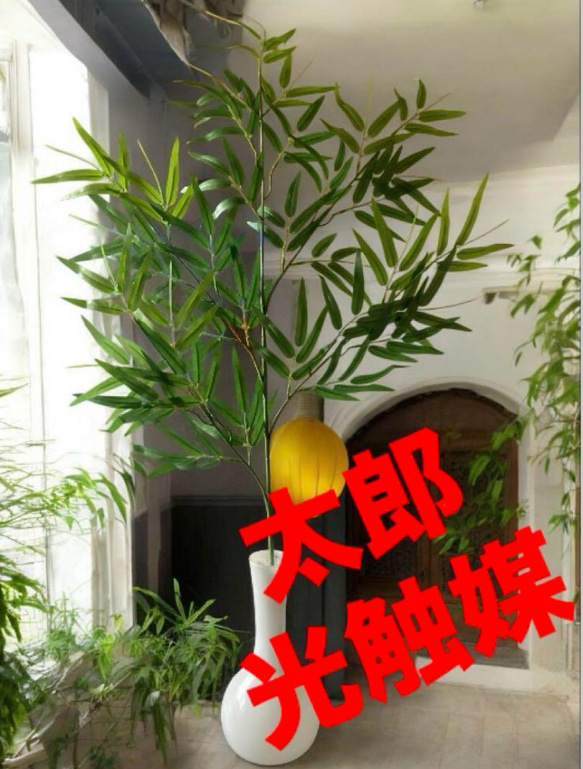 光触媒 人工観葉植物 ウォールグリーン フェイクグリーン 七夕