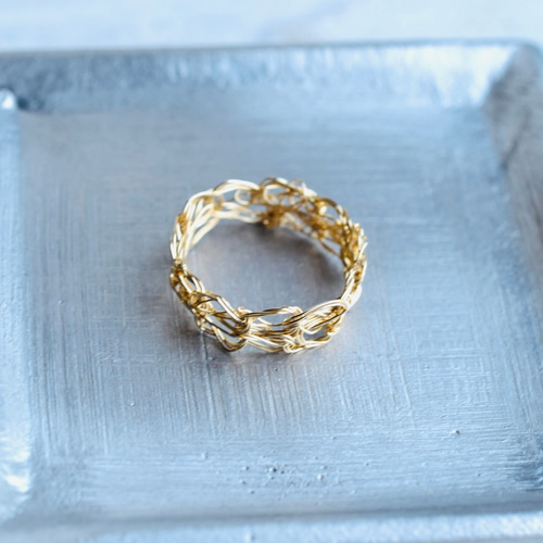 ダブル鎖編みリング/ k14gf 指輪・リング mayumi rings 通販 19422229