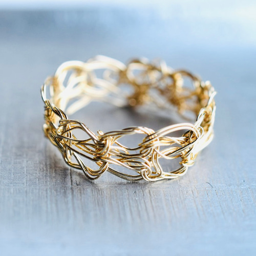 ダブル鎖編みリング/ k14gf 指輪・リング mayumi rings 通販 19422229