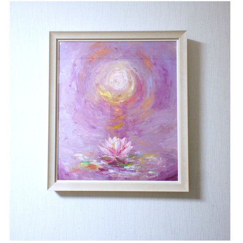 睡蓮と花のリースの絵画 クロード・モネ 絵画 睡蓮 花 絵 フランス ジヴェルニー