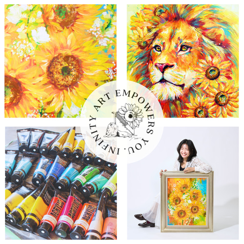 立派な額縁　蓮の花　油絵　F10 本日特価】 立派な額縁 F10 油絵 蓮の花 絵画 - 絵画