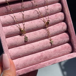 【好きな長さ・イニシャルでオーダー】　　ネックレス　チェーン　錆びない　金アレ対応 12枚目の画像