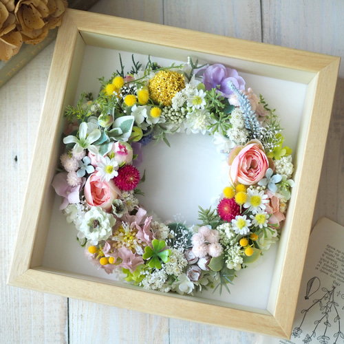 名入れ記念日入り◎誕生日/結婚祝い》枯れない花アーティフィシャル