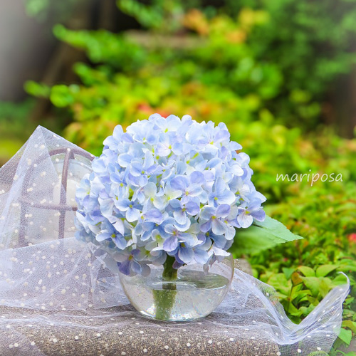 ハンドメイド　スリーピングベビー　紫陽花ブルー ハンドメイドスリーピングベビー紫陽花ブルー