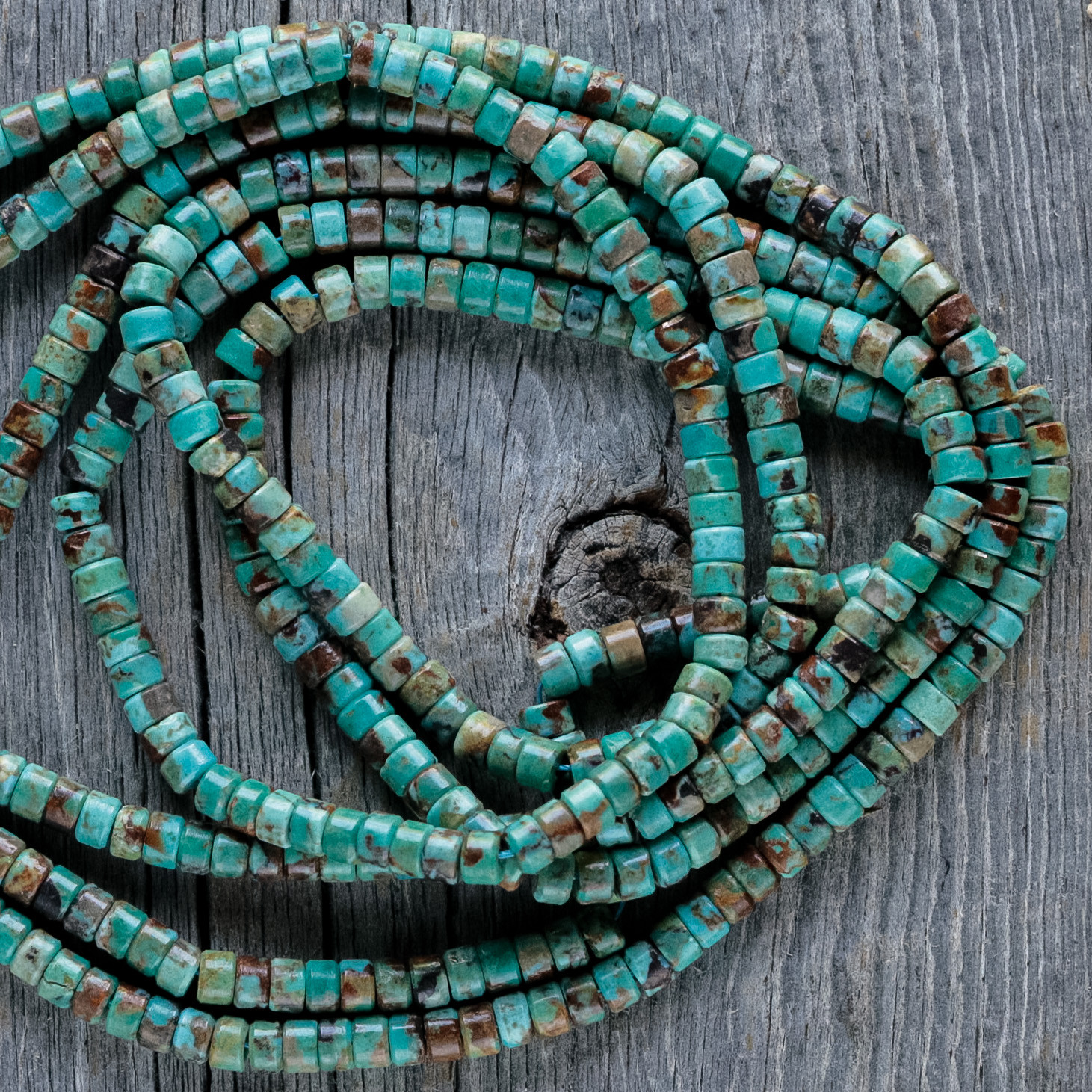 ＊Tibet turquoise short tube type